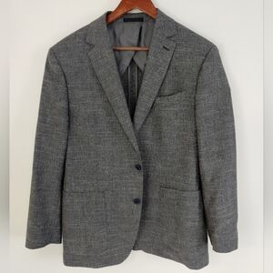Paul Betenly Wool Blend Blazer Gray Size 40S